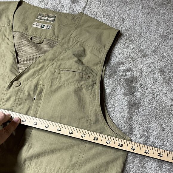Royal Robbins Mens Khaki Utility Vest M Nylon Outdoor 8 Pockets - Picture 7 of 10